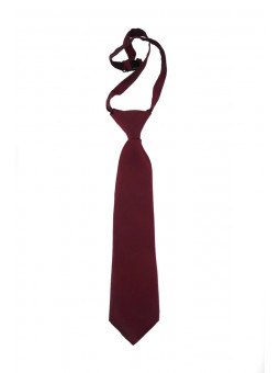 Vinröd slips  - Siden - Stor och liten