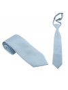 Babyblå slips  - Microfiber - Stor och liten