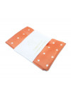 Orange prickig slips  - Microfiber - Stor och liten