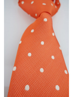 Orange prickig slips  - Microfiber - Stor och liten