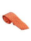 Orange prickig slips  - Microfiber - Stor och liten