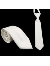 Vit slips  - Microfiber - Stor och liten