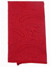 Mörkröd Paisley slips  - Siden - Stor och liten