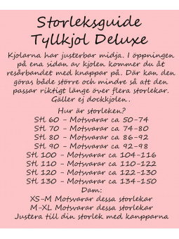Tyllkjol deluxe Ljuslila