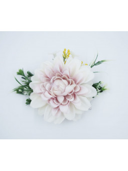 Hårspänne/Hårkam blommor - Dahlia