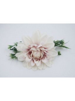 Hårspänne/Hårkam blommor - Dahlia