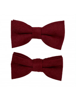 Vinröd fluga - Matt Soft