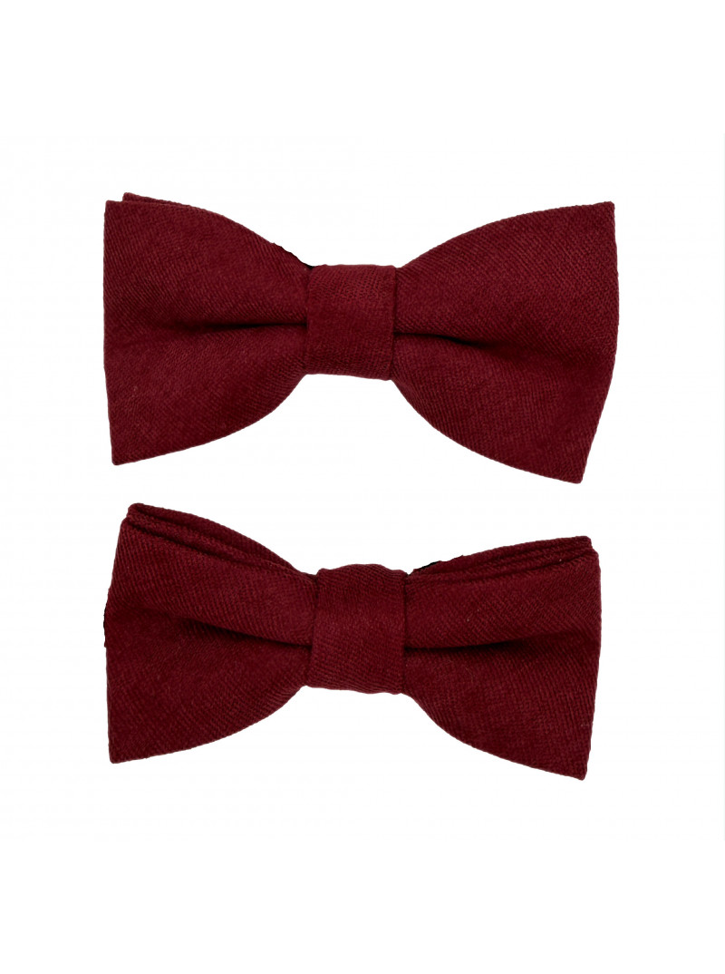 Vinröd fluga - Matt Soft