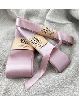 Vistorp Satinband - Nude 5cm - 7m långt