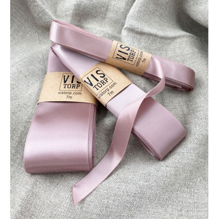 Vistorp Satinband - Nude 5cm - 7m långt