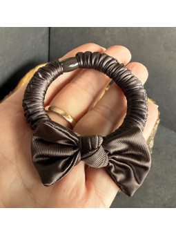 Hårsnodd Satin - Rosett