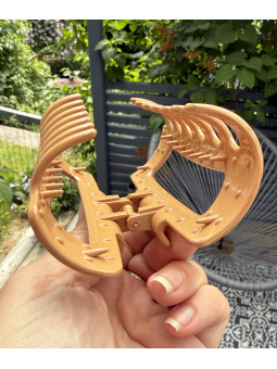 Soft Clip L - Mjuk Clip Hårklämma